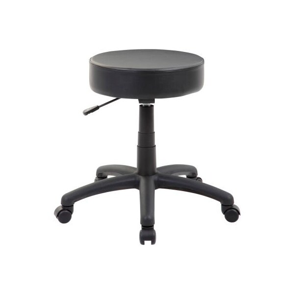 Boss Office Products Boss The DOT Stool - Vinyl - Black - B210V-BK