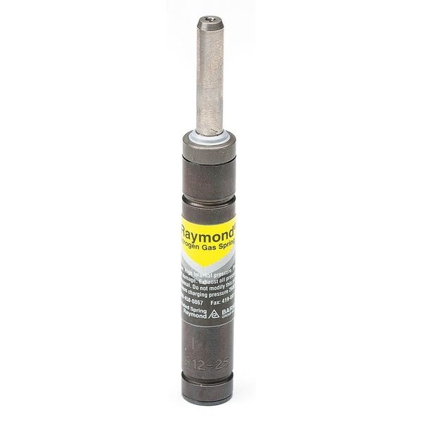 Raymond Gas Spring, Standard, Black Oxide, 112 lb. - R12-075-YE