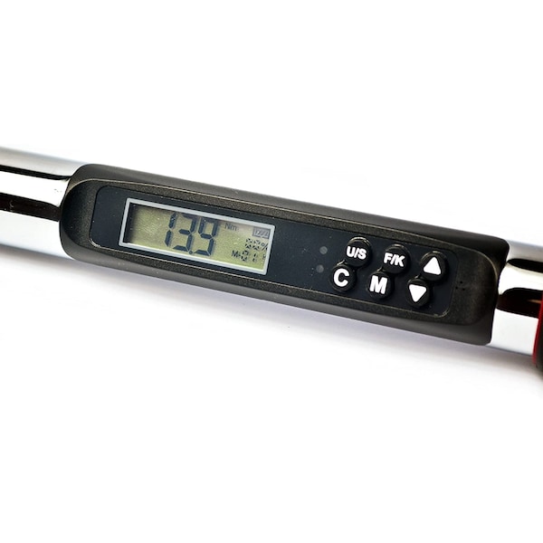 Acdelco 1/2" INTERCHANGEABLE Digital Torque Wrench, 15 to 147 ft-lbs - ARM329-4i