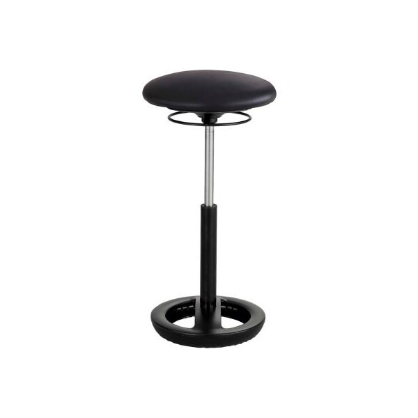 Safco Safco Twixt Active Seating Stool - 22-32"H - Black Vinyl - 3001BV