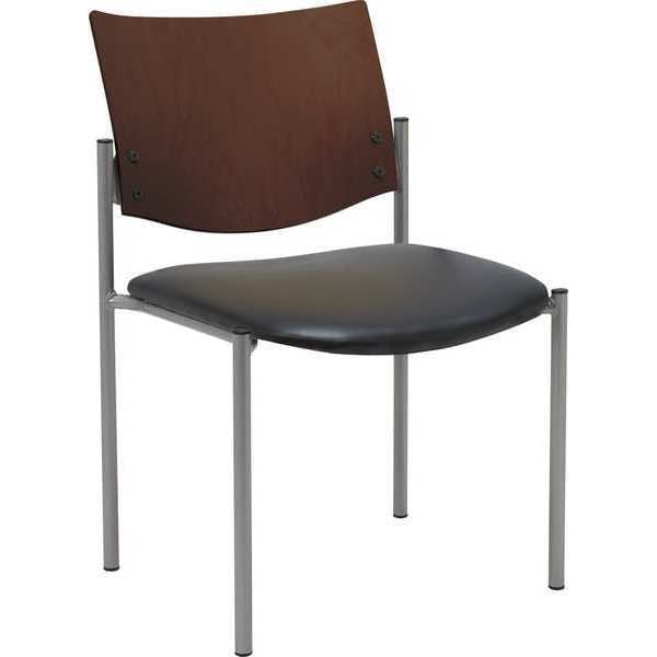 Kfi Side/Guest Chair, Armless, Wood Back - 1310SL-SP28-3906