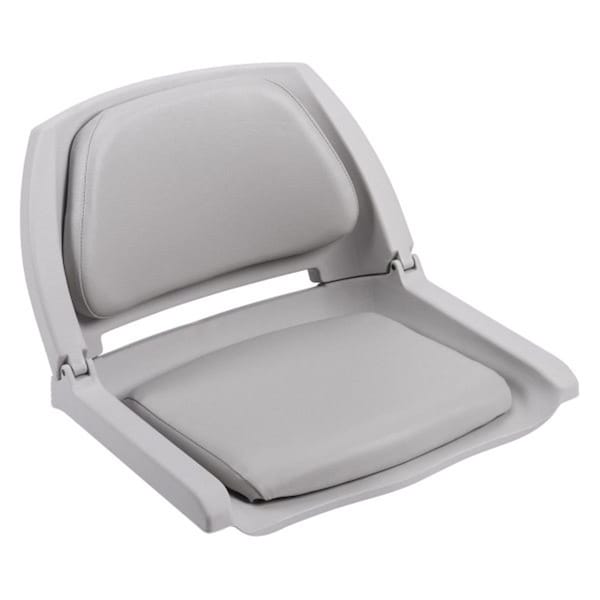 Kd Muebles De Comedor Padded Plastic Fold Down Chair, Gray - KD2687970