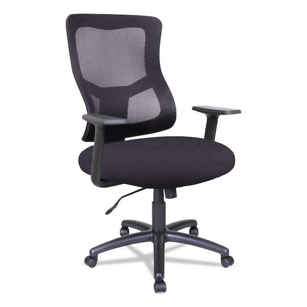 Alera Technologies Alera ALE Swivel & Tilt Mid-Back Mesh Chair with Flip Arms, Black - ELT4214B