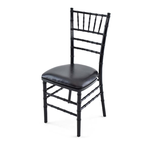 Atlas Commercial Products Wood Chiavari Chair, Black - WCC4BK