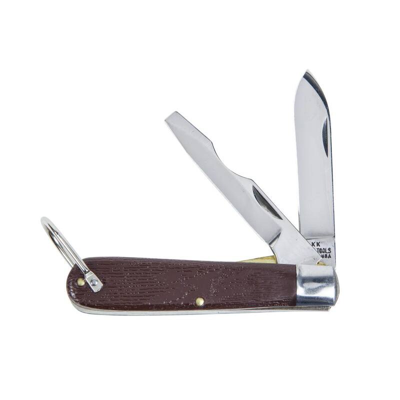 Klein Tools 2.5 in. Carbon Steel Plastic Folding Knife - 1550-2