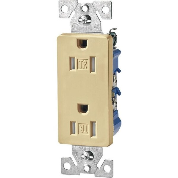 Eaton Wiring Devices RECEPTACLE DPX DECORATOR IVRY - TR1107V