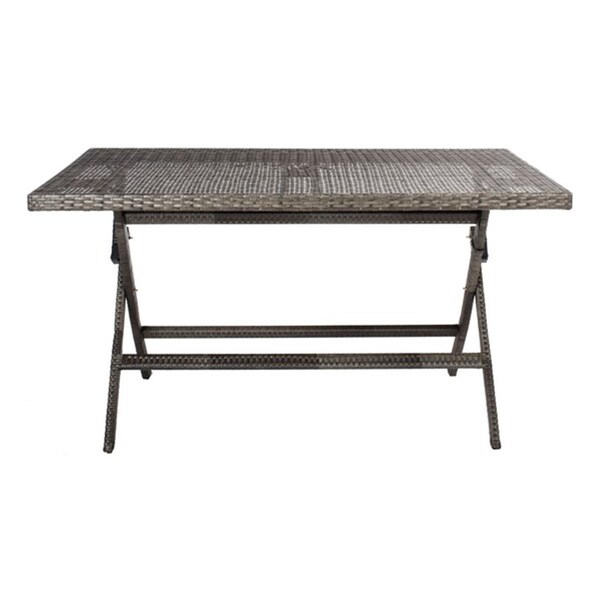 Safavieh Akita Folding Table, Grey Brown & White - PAT7503C