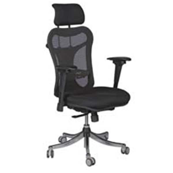 Chesterfield Leather Balt- Inc.  Executive Chair- Adjustable Height-Headrest- 28in.x24in.x51in.- Black - CH517499