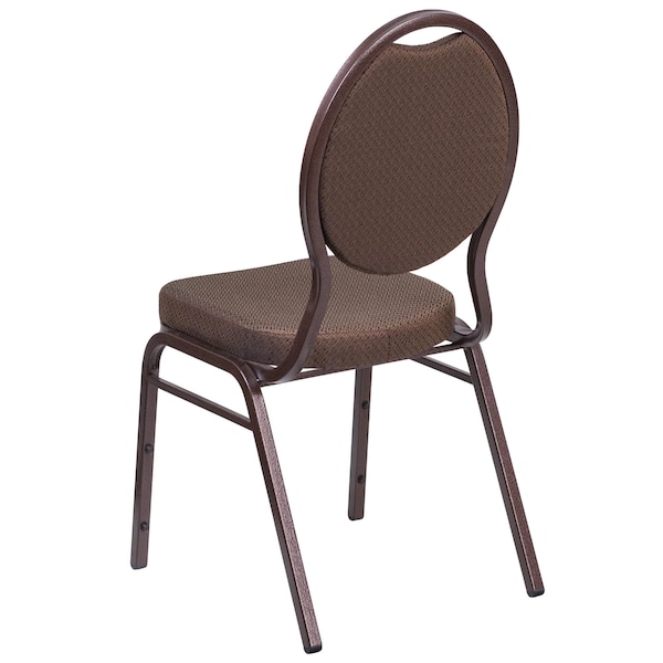 Flash Furniture Brown Fabric Banquet Chair - 4-FD-C04-COPPER-008-T-02-GG