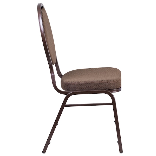Flash Furniture Brown Fabric Banquet Chair - 4-FD-C04-COPPER-008-T-02-GG