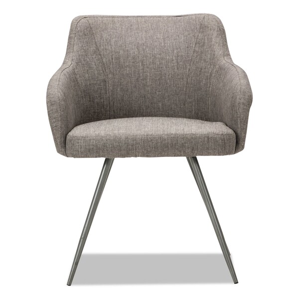 Alera Captain Guest Chair, Gray Tweed - ALECS4351