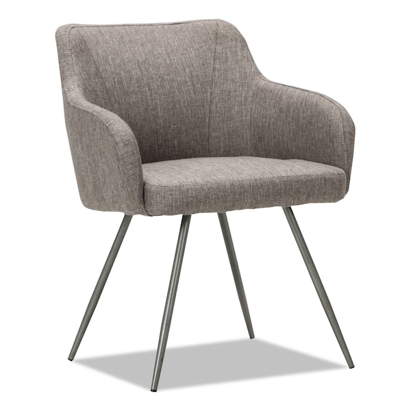 Alera Captain Guest Chair, Gray Tweed - ALECS4351