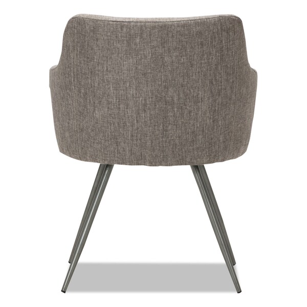 Alera Captain Guest Chair, Gray Tweed - ALECS4351