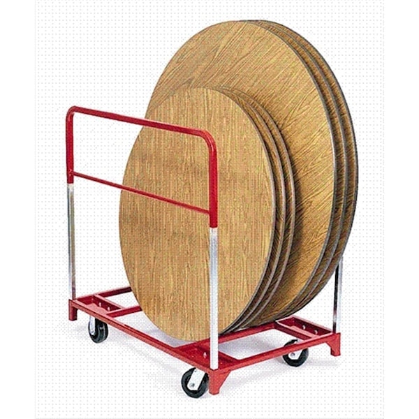 Raymond Products Round Folding Table Mover - 2 Fixed And 2 Swivel 6'' Phenolic Casters - 3702