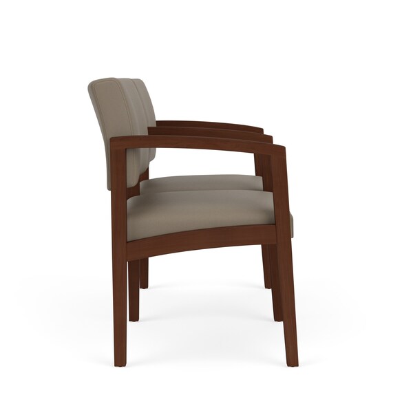 Lesro Lenox 2 Seat Tandem Seating W/ Arm, 44 in W 26 in L 31.5 in H - LW2103