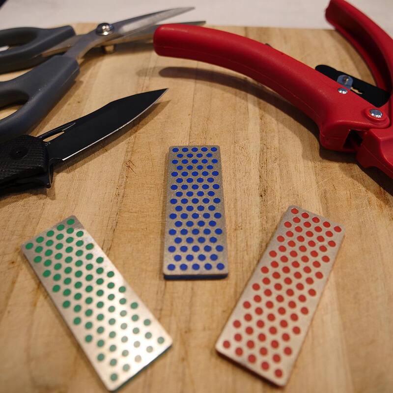 DMT 70 mm Diamond Whetstone 3-Stone Handheld Sharpener Kit - W7EFC