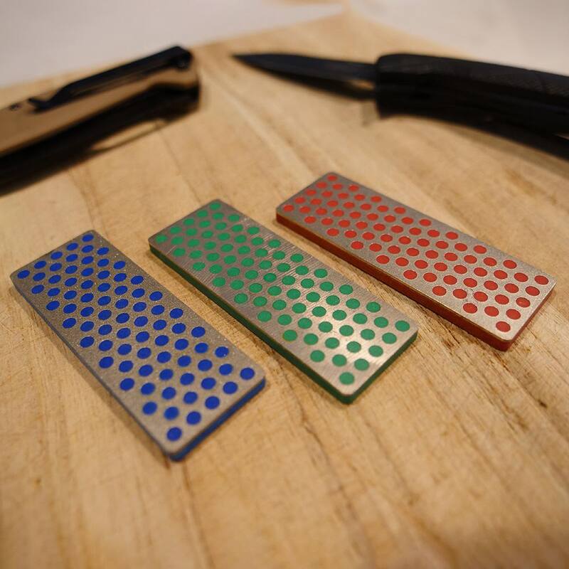 DMT 70 mm Diamond Whetstone 3-Stone Handheld Sharpener Kit - W7EFC