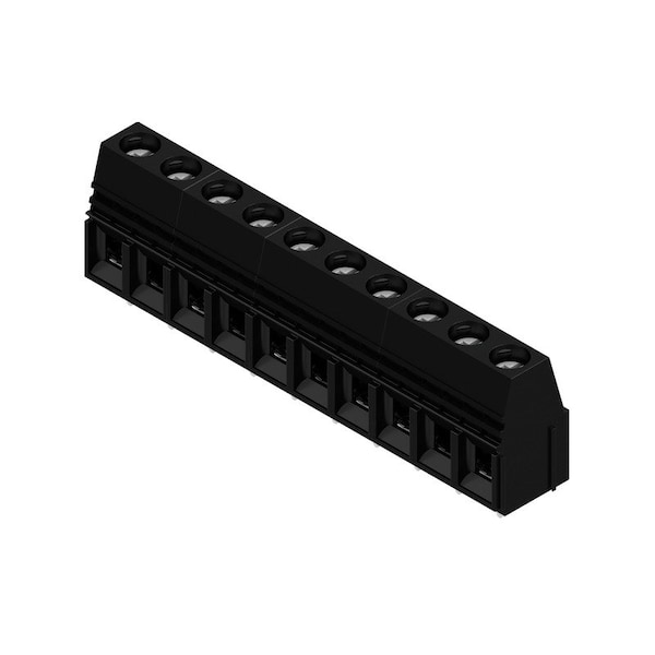 Weidmuller Pcb Terminal, 10.16 Mm, No. Of Poles: 10, 90 Degree - 1226280000