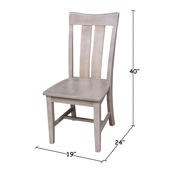 Whitewood Industries Chairs, Wood Back, 40 W 23.2 H - C09-13P