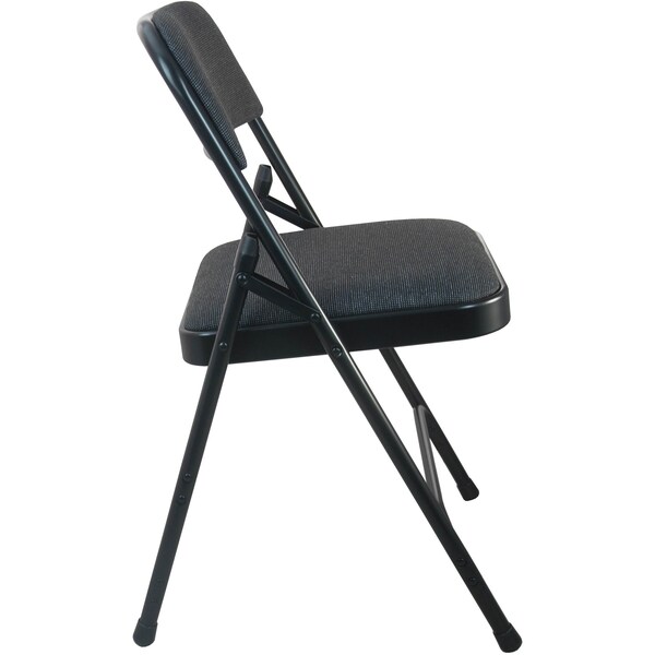 Flash Furniture 2PK Black Padded Metal Folding Chair-1" Thick Seat, 2PK - DPI903F-BLKBLK-2