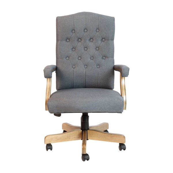 Flash Furniture Gray Classic Executive Office Chair - 802-GR-GG