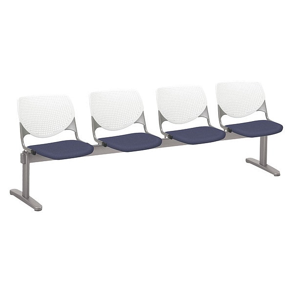 Kfi Kool Beam Seat Beam Seating, Grape Back, 95 in W 22" L 31" H - 2300BEAM4-P08-GRAPE