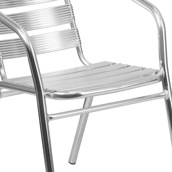 Flash Furniture 4Pack Heavy Duty Commercial Restaurant Stack Chair - 4-TLH-1-GG