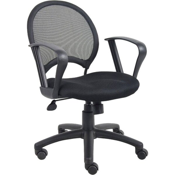 Boss Chair, 25 in W 25" L 38-1/2" H, Loop, Mesh Seat - B6217