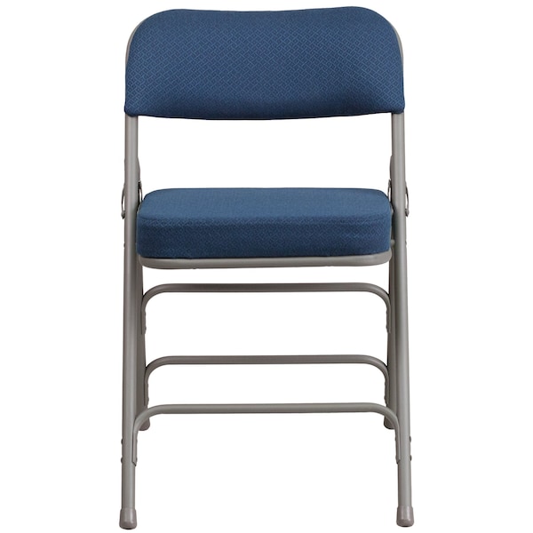 Flash Furniture Navy Fabric Folding Chair, PK2 - 2-AW-MC320AF-NVY-GG