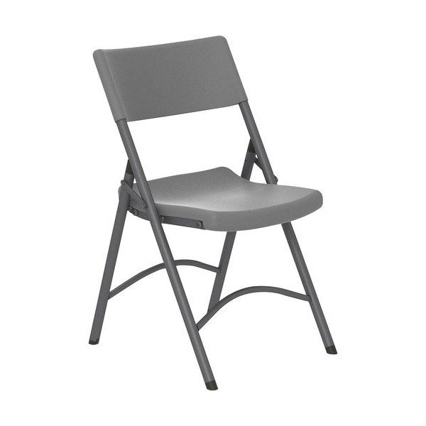 Cosco Home And Office Products Chair, Folding, 300 lb. Weight Capacity, Gray - CSC60410SGY4E