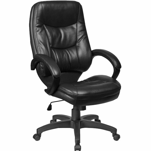 Lorell Lorell Executive Desk Chair, Seat Height Range: 18-1/4" to 21-3/4" - LLR63286