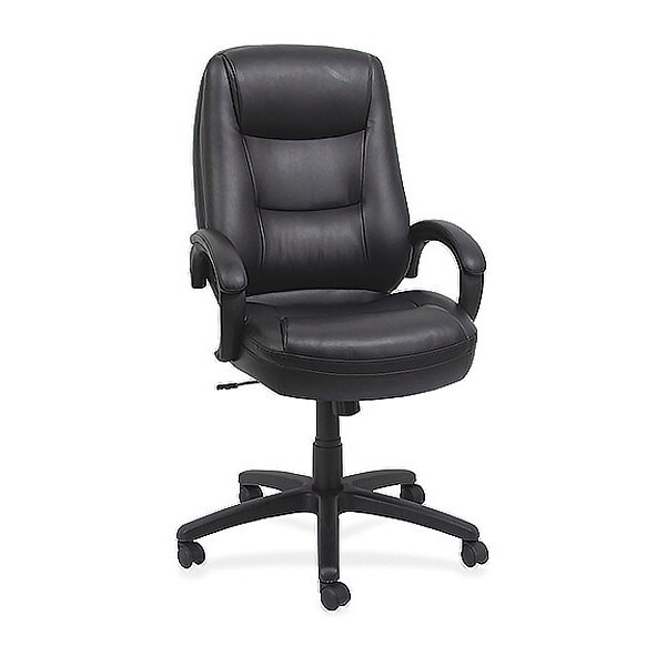 Lorell Lorell Executive Desk Chair, Seat Height Range: 18-1/4" to 21-3/4" - LLR63286