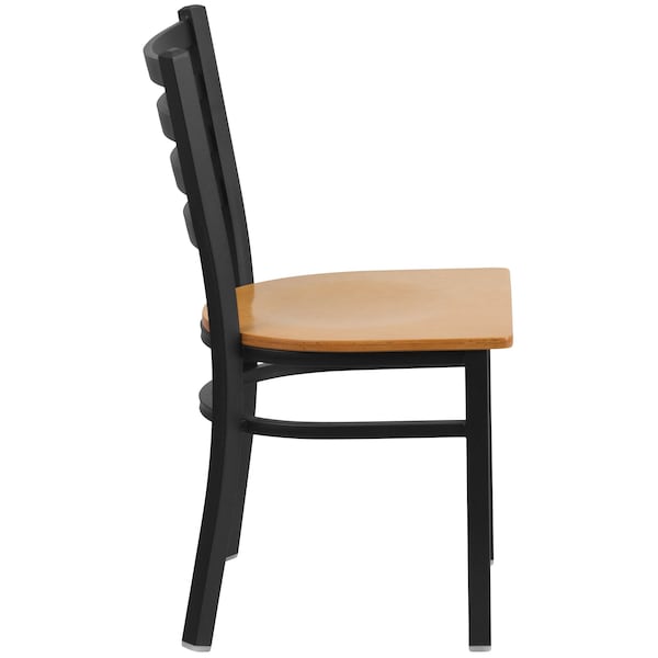 Flash Furniture Hercules Restaurant Chair, 16-1/2 in W 17" L 32-1/4" H - XU-DG694BLAD-NATW-GG