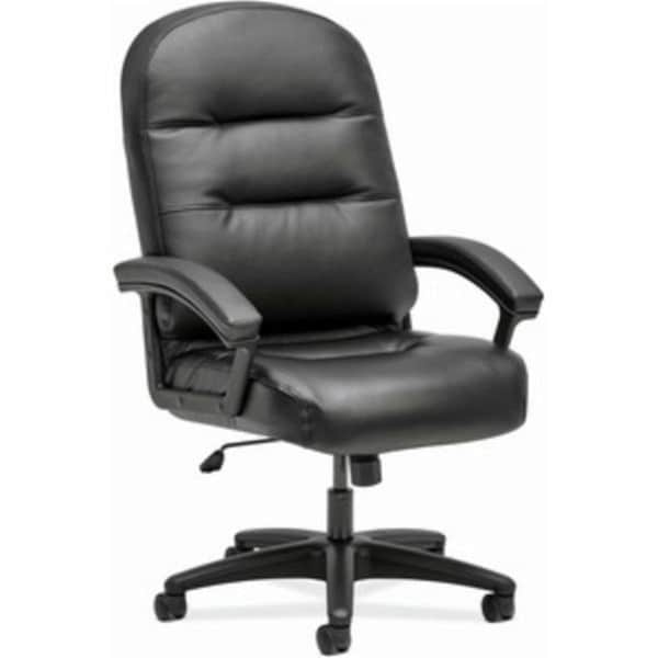 Hon 2095HPWST11T 2090 Series Exec High-Back Pillow-Soft Chair, Black - HON2095HPWST11T