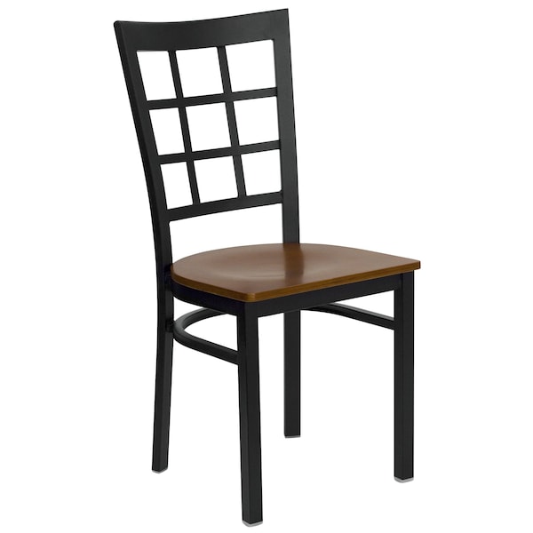 Flash Furniture Hercules Restaurant Chair, 16-1/2 in W 20" L 36-1/2" H, Plywood Seat - XU-DG6Q3BWIN-CHYW-GG