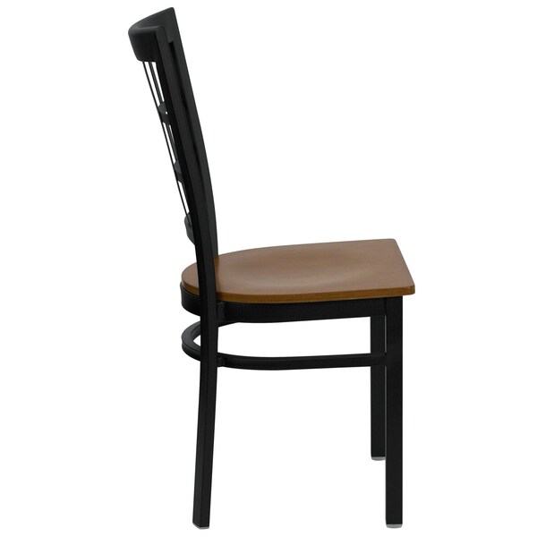 Flash Furniture Hercules Restaurant Chair, 16-1/2 in W 20" L 36-1/2" H, Plywood Seat - XU-DG6Q3BWIN-CHYW-GG