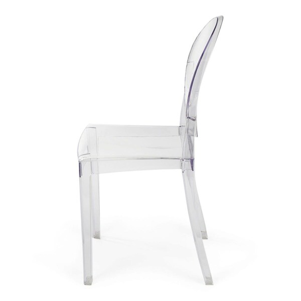 Atlas Commercial Products Ghost Chair, No Arms - GC4-CLEAR