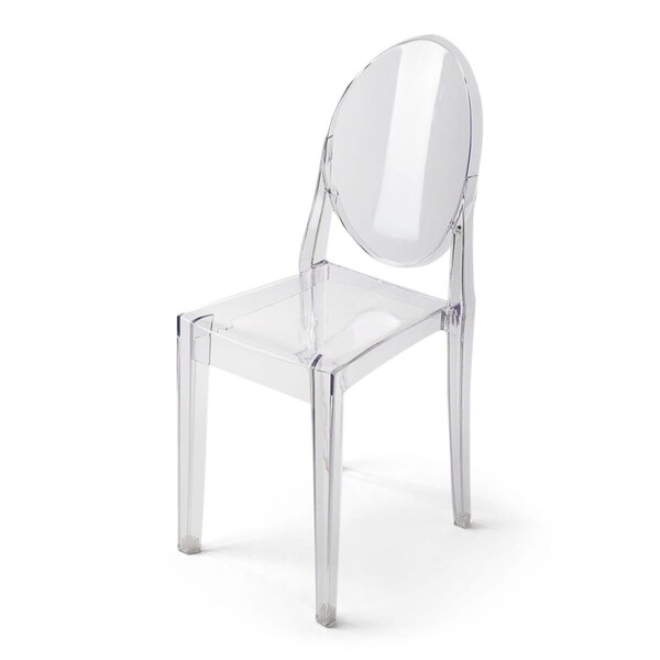 Atlas Commercial Products Ghost Chair, No Arms - GC4-CLEAR