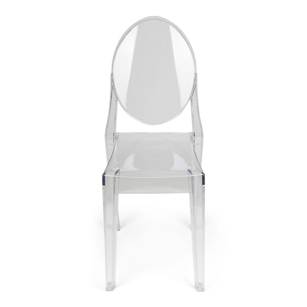 Atlas Commercial Products Ghost Chair, No Arms - GC4-CLEAR