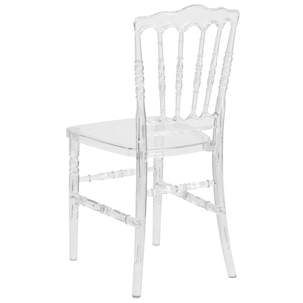 Flash Furniture Flash Elegance Crystal Ice Napoleon Stacking Chair - 2-BH-H002-CRYSTAL-GG