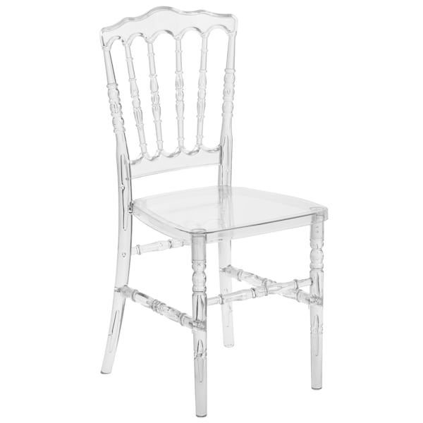 Flash Furniture Flash Elegance Crystal Ice Napoleon Stacking Chair - 2-BH-H002-CRYSTAL-GG