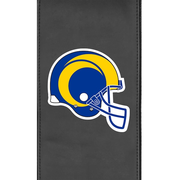 Dreamseat Curve Task Chair with Los Angeles Rams Helmet Logo - XZOCCURVE-PSNFL20082