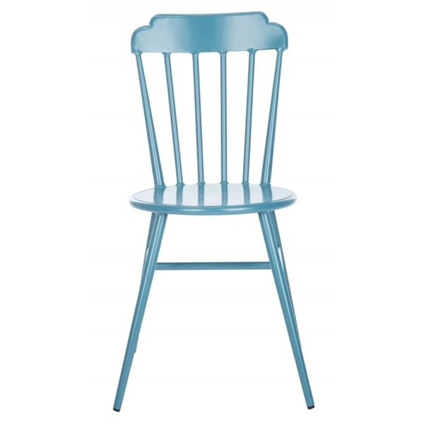 Safavieh Broderick Side Chair, Matte Navy Blue, 2PK - PAT3004C-SET2