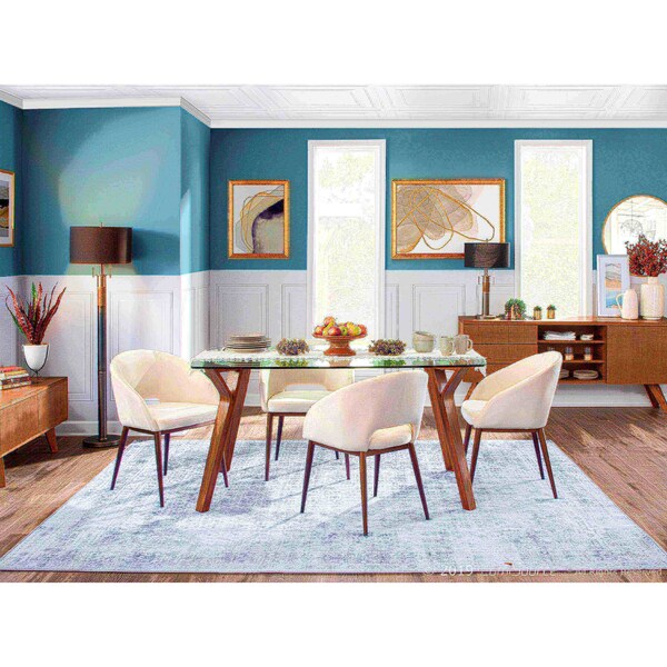 Lumisource Renee Chair in Copper Metal Legs with Cream Velvet - CH-RENEE CUCR