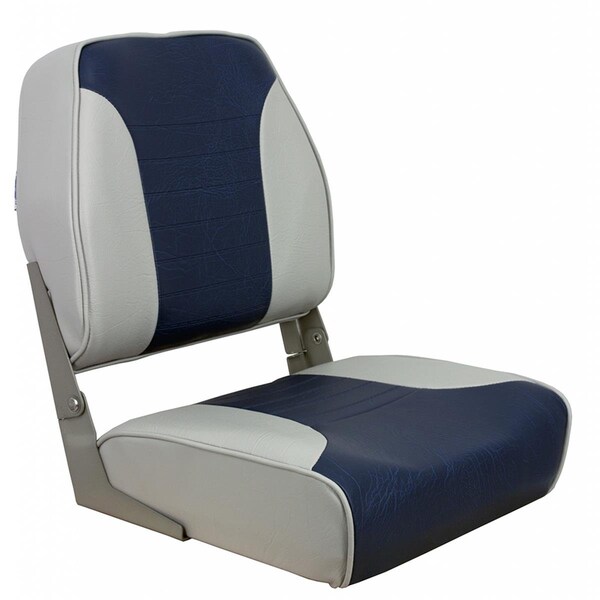 Kd Mueble Economy Multi-Color Folding Seat - Grey & Blue - KD1721857