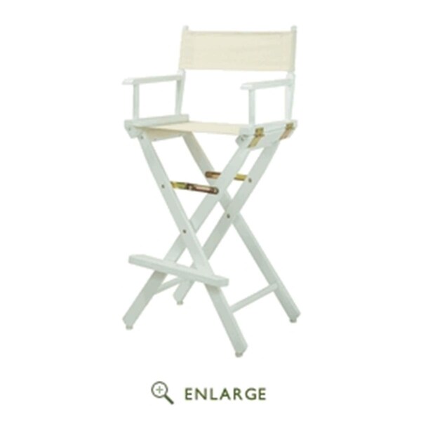 Casual Home 230-02-021-12 30 in. Directors Chair Black Frame with Natural & Wheat Canvas - CA627313