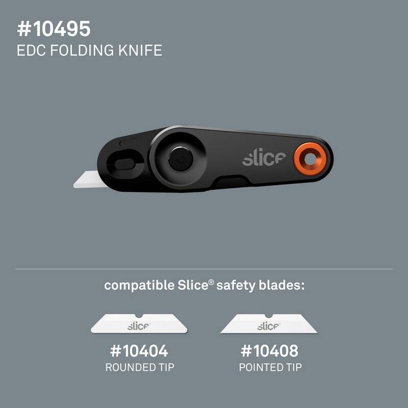 Slice 0.39 in. Blade Length EDC Folding Knife (Pack of 6) - 10495