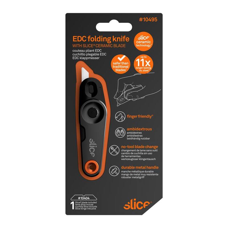 Slice 0.39 in. Blade Length EDC Folding Knife (Pack of 6) - 10495