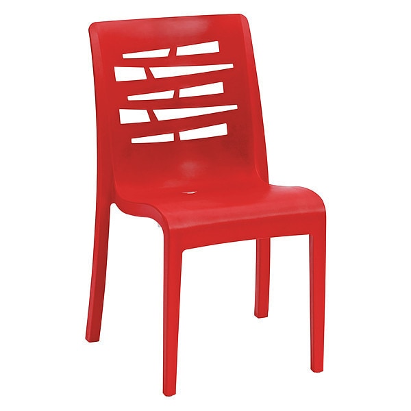 Grosfillex Essenza Stacking Chair, Red - US218414