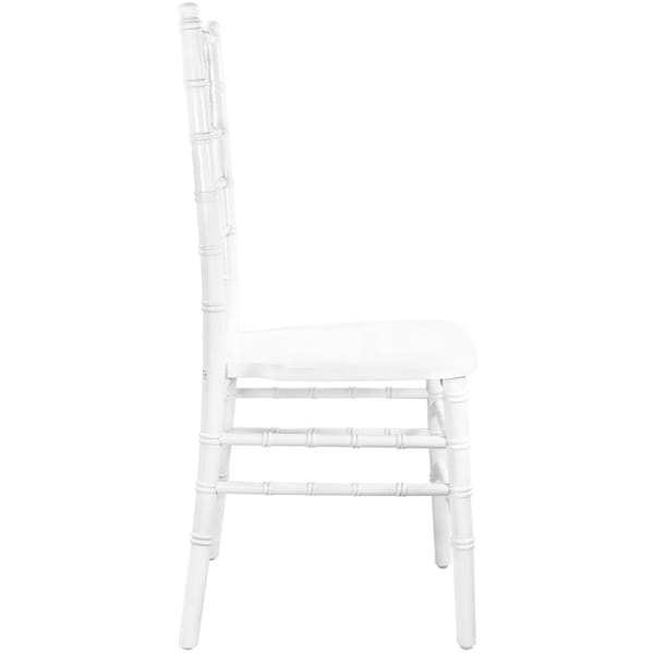 Flash Furniture Advantage White Chiavari Chair - WDCHI-W